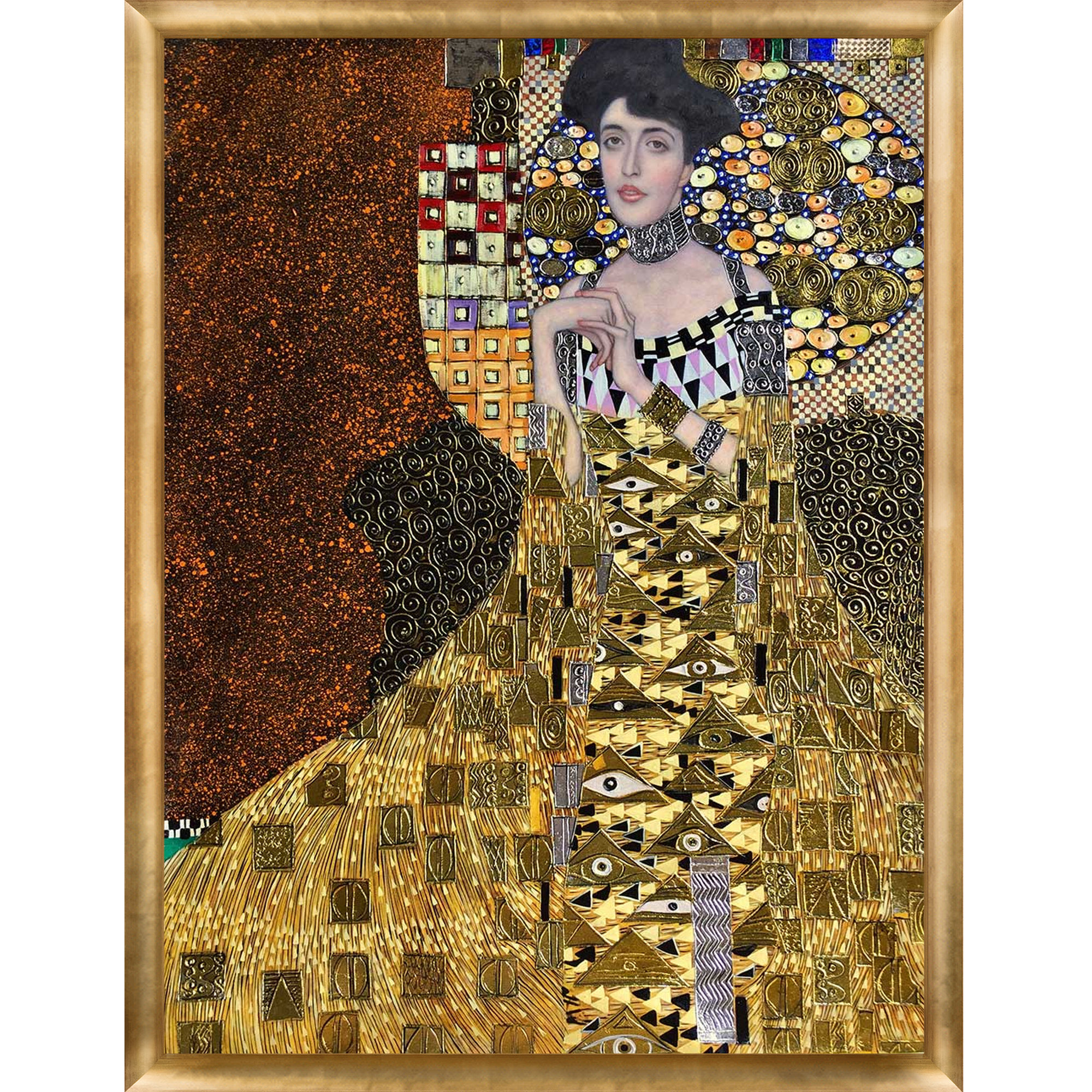Vault W Artwork Portrait of Adele BlochBauer I, 1907 Metallic
